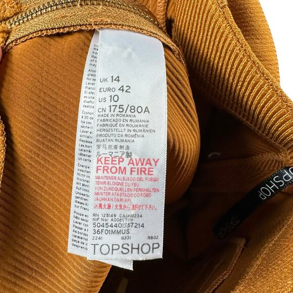 Topshop Rust Ankle-Length Pants - Picture 6 of 8